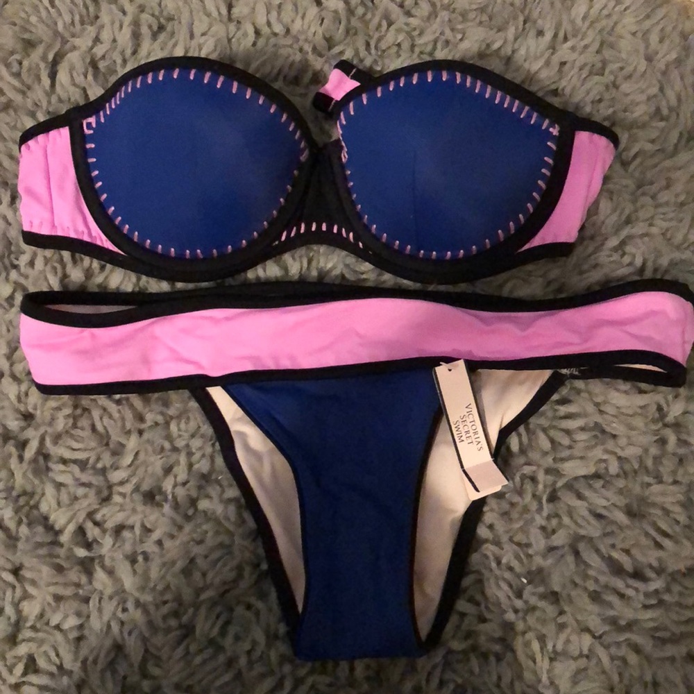 Blue and pink Victoria secret  top NWT.
